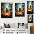 thumbnail image 4 of Designart "Luminous Christian Ascension Artwork" Christianity Floater Framed Canvas Wall Art, 4 of 5