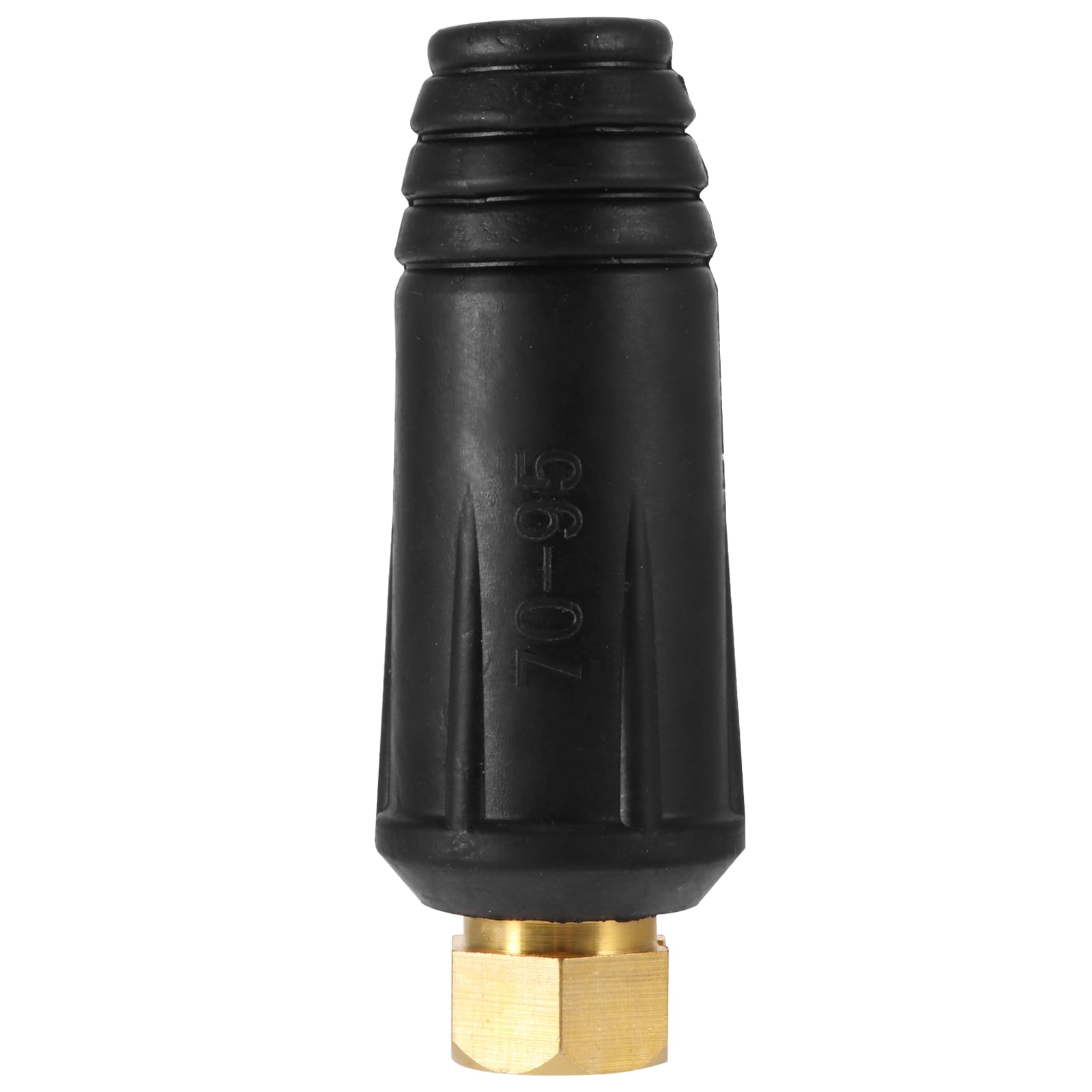 Welding Cable Connector Set Black Plastic and Brass Welding Cable Joint
