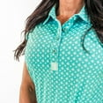 thumbnail image 2 of Bogey Bros Funny Golf Shirts for Women - Breathable Women's Golf Polo with No Sleeves (Birdie Finger, Small), 2 of 3