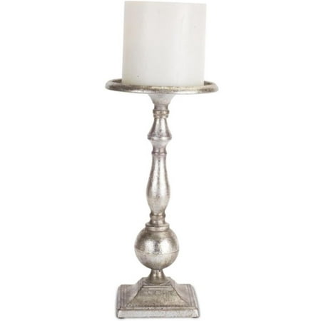 pillar candle silver colored holder traditional dialog displays option button additional opens zoom