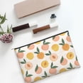 thumbnail image 6 of Hirioo Peach1 for Paper Reusable Cosmetic Bag Zipper Encouragement Travel Pouch Toiletry Bag for Women Girls, 6 of 7