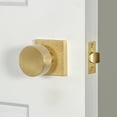 thumbnail image 4 of Viaggio Qadmltclo_Psg_234 Motivo Solid Brass Passage Door Knob Set - Black, 4 of 7