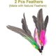 thumbnail image 3 of Recambios de juguete para gatos YONGSHENG accesorios de plumas 5 colores, 3 of 3