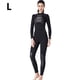 thumbnail image 2 of DivaSail Setuits de buceo Ultrathin Secado rápido Pantalones de manga larga Cuerpo completo Traje de baño Traje de baño Transportable Deportes transpirable Pieles de buceo Mujeres Negro Negro 【l】 Scienceny OD003280-08, 2 of 7