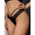 thumbnail image 3 of Tanga sexy con costuras de encaje, cintura baja, sin costuras, de secado rápido, lencería y ropa interior femenina., 3 of 4