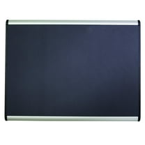 Quartet Prestige Plus Magnetic Fabric Bulletin Board, 3' x 2', Aluminum Frame