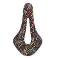 thumbnail image 4 of Cojín De Asiento De Bicicleta De Montaña, Cómodo Asiento De Estructura De Fibra De Carbono Ultraligero Tubo De Asiento De Doble Pista Suave Para Ciclismo Cergrey Negro, 4 of 8
