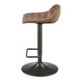 thumbnail image 3 of Koa PU Gaslift Swivel Bar Stool, (Set of 2), 3 of 5