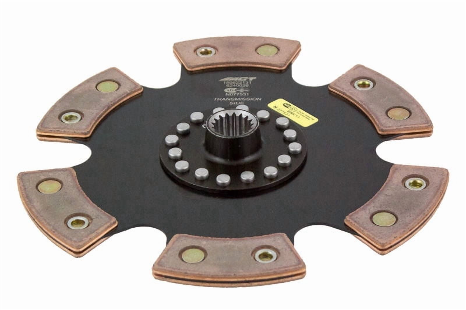 Advanced Clutch 6240026 6 Pad Rigid Race Disc