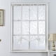 thumbnail image 1 of Beauty Jacquard Floral Roman Cortina Voile - Tie Up Silk Ribbon Shade - Window Valance Drape para Ventana Pequeña, Cocina Dormitorio 1 blanco 80x100cm Macarena Jacquard Roman Curtain Sheer, 1 of 8