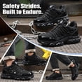 thumbnail image 5 of LAoutun Steel Toe Shoes for Men Lightweight Work Shoes Mens Breathable Puncture Proof Work Sneakers, 5 of 5