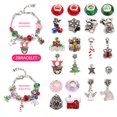 thumbnail image 1 of Calendario de Adviento de Navidad Pulseras de cuentas de bricolaje Calendario de cuenta regresiva de 24 días de Navidad Conjunto de caja de regalo para niños Niños Niñas Favor de fiesta de Navidad, 1 of 8