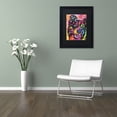 thumbnail image 4 of Trademark Fine Art "Border Collie 121109" Canvas Art by Dean Russo, Black Matte, Black Frame, 4 of 4