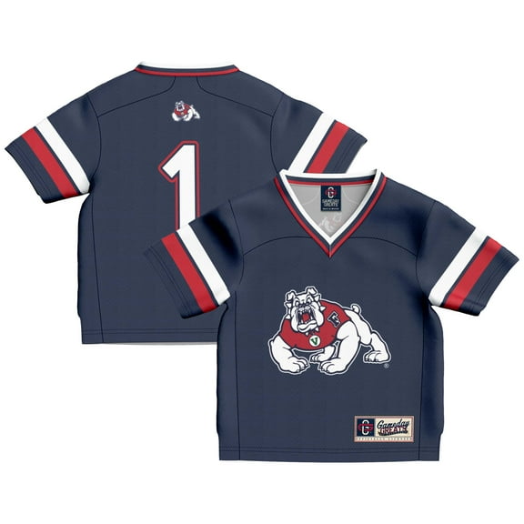 Infant GameDay Greats #1 Navy Fresno State Bulldogs Lightweight Collegiate Football Fashion Jersey