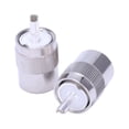 thumbnail image 2 of 30 Piezas Conector UHF Macho PL259 Enchufe Soldadura RG8 RG213 LMR400 7D-FB Cable Plata, 2 of 5