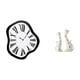 thumbnail image 1 of Reloj de pared electrónico con números distorsionados, figura de gato, pareja de gatos, esculturas de acrílico y cerámica, ideal para regalar., 1 of 8