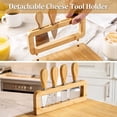 thumbnail image 4 of Kisportee Charcuterie Board Set, Large Cheese Board Set with Accessories, Natural Bamboo Charcuterie Tray Cheese Platter for Cheeses, Fruit, Crackers (7 PCS), 4 of 10