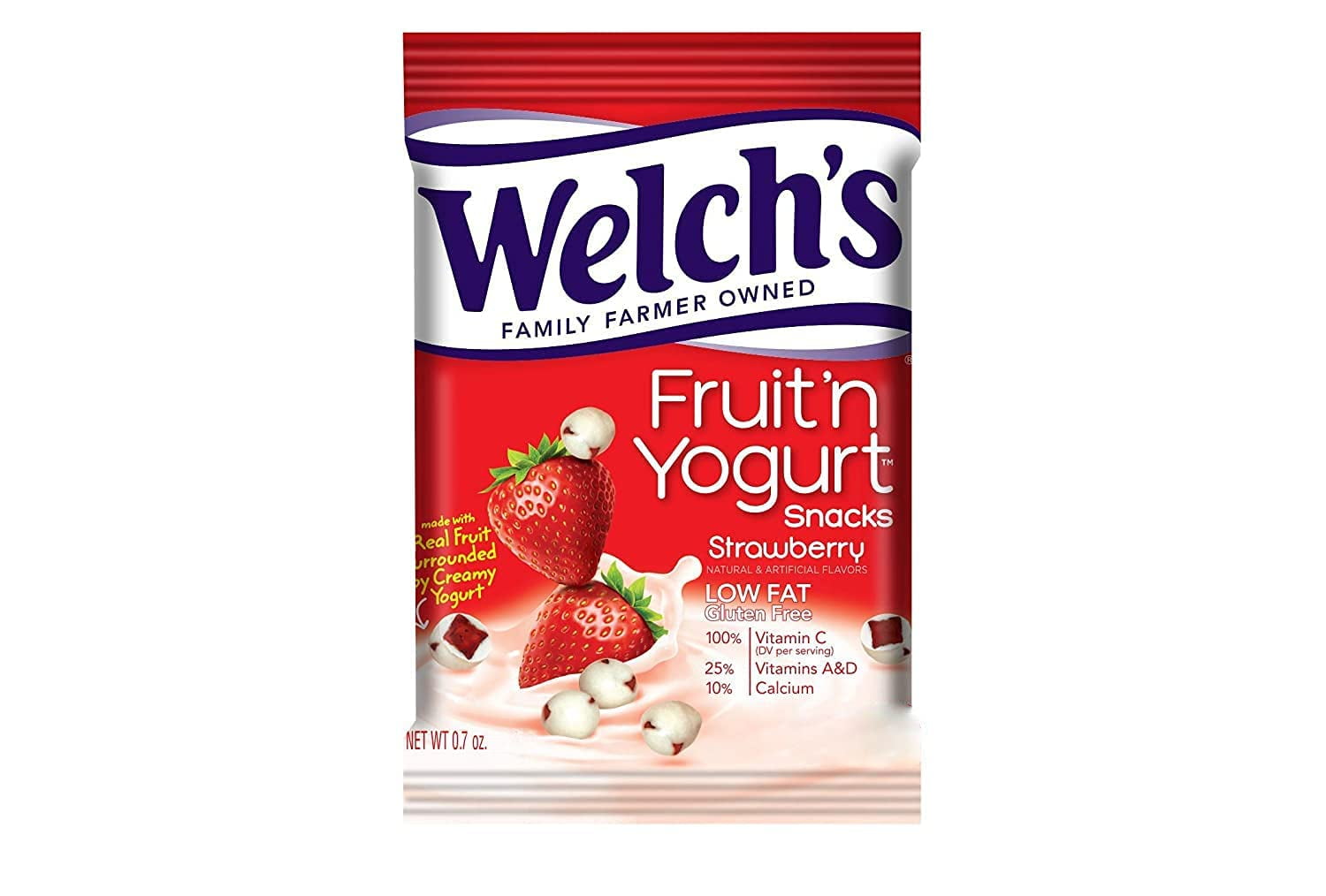 Welchs Fruit n Yogurt Strawberry Fruit Snacks, 8 Ct (Pack of 3) -  Walmart.com