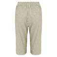 thumbnail image 5 of Capri Pants for Women Elastic Waist Striped Casual Short Pants Loose Cotton and Linen Shorts, 5 of 6