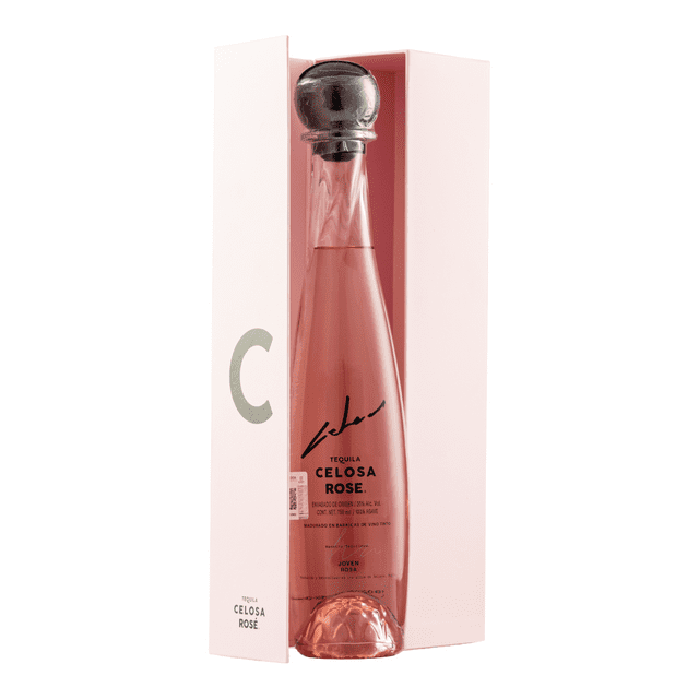 Tequila Celosa Rose Joven Con Estuche 750 Ml Celosa Tequila Joven