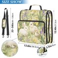 thumbnail image 2 of FORMRS Zipper Binder with Shoulder Strap 1.5-inch Ring 500 Sheet Capacity File Bag, Yellow Floral Rabbit, 2 of 5