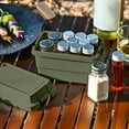 thumbnail image 4 of KCGYNP Camping BBQ Tool Organizer Clearance,7-Piece Portable Storage Box,7.09x4.53x4.53 Inches,Condiment Bottles Holder,Kitchen Travel Accessories, 4 of 6