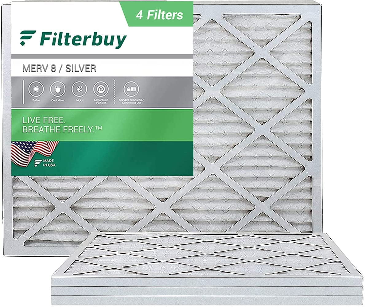 Nordic Pure 24x25x2 Exact MERV 8 Pleated AC Furnace Air Filters 4 Pack Nordic Pure 24x25x2 Exact MERV 8 Pleated AC Furnace Air Filters 4 Pack