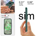 thumbnail image 4 of Designed for Google Pixel 8a Case, Slim Liquid Silicone for Women Men with Scratch-Resistant Microfiber Lining Shockproof Soft Silicone Protective Phone Case for Google Pixel 8a (DarkGreen), 4 of 8