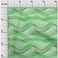 thumbnail image 2 of oneOone Cotton Flex Green Fabric Abstract Stripe Craft Projects Decor Fabric Printed By The Yard 40 Inch Wide, 2 of 5