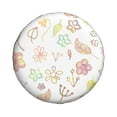 thumbnail image 1 of 15'' Blooming Flower Patterns Tire Cover, Universal Spare Wheel Covers, Dust-Proof, Water-Proof, Sun-Proof and Corrosion-Proof, 1 of 9