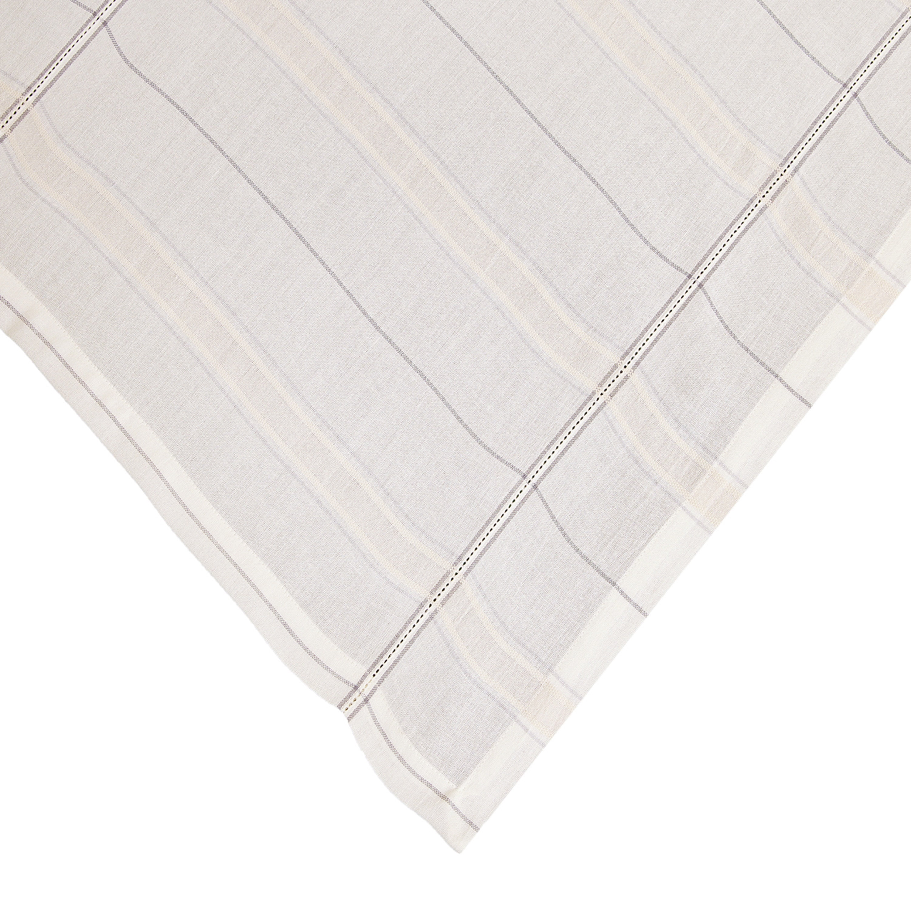 Better Homes & Gardens Silver Tuesday Plaid 60” x 102” Tablecloth – Cotton & Polyester Blend