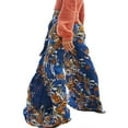 thumbnail image 2 of Women Boho Beach Pants  High Waist Casual Loose Flared Wide Leg Straight Printing Beach Trousers, 2 of 5