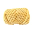 thumbnail image 4 of Hilo grueso, hilo voluminoso, longitud de 43,74 yardas, hilo de punto para brazo, hilo Jumbo para cestas, bufanda, alfombra, almohada, macramé Amarillo, 4 of 8