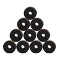 thumbnail image 1 of Shisuyan 10Pcs Felt Drum Pad Set Assorted Color Simple Design Drum Accessories, 1 of 8