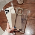 thumbnail image 5 of Compatible with iPhone 12 Pro Case,Glitter Bling Diamond Sparkle Shiny Bumper and Camera Lens Design Clear Phone Cases for Women Girls-Gold, 5 of 14
