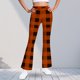 thumbnail image 1 of Pantalones largos con estampado para niñas, forrados de vellón para mayor calidez, pantalones largos casuales, leggings ligeramente acampanados, traje para niñas de 5 a 16 años., 1 of 6