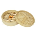 thumbnail image 3 of TrifriBambooSteamerBasket Chinese Handmade Cookware Healthy Food PrepSteamingBaskets For Dumpling Rice, 3 of 6