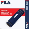 thumbnail image 5 of FILA Accessories Hand Grip Strengthener 2-Pack Foam Handle Medium Spring Coil Resistance for Physical Therapy, Arthritis, Carpel Tunnel, Finger, Forearm & Hand Pain Relief, Red, 5 of 6