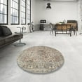 thumbnail image 4 of Ahgly Company Machine Washable Indoor Rectangle Traditional Desert Sand Beige Area Rugs, 6' x 9', 4 of 7
