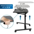 thumbnail image 6 of Mount-It! Mobile Standing Desk w/ Locking Wheels, 6 of 6