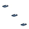 thumbnail image 2 of Transemion Pot Lid Holder with Tray Nonslip Kitchen Multi-purpose Organizer Spatula Pan Stand Cabinet Storage Rack Household Blue 3Set, 2 of 6