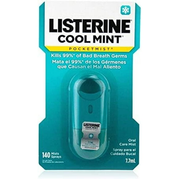 Listerine Cool Mint Pocketmist 7.7Ml- Pack of 3