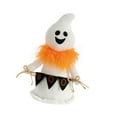thumbnail image 4 of Figura de escultura artesanal ligera de juguete de muñeca fantasma para decoración de Halloween Naranja, 4 of 9