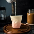 thumbnail image 6 of Coffee Mug Ceramic Cup Pleated Design 90ml Size for Women Men Home Cafe Restaurant Use, 6 of 8