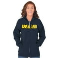 thumbnail image 4 of Kansas Heartland Cute Midland Pride Unisex Fleece Graphic Zip Up Hoodie Brisco Brands 4X, 4 of 5