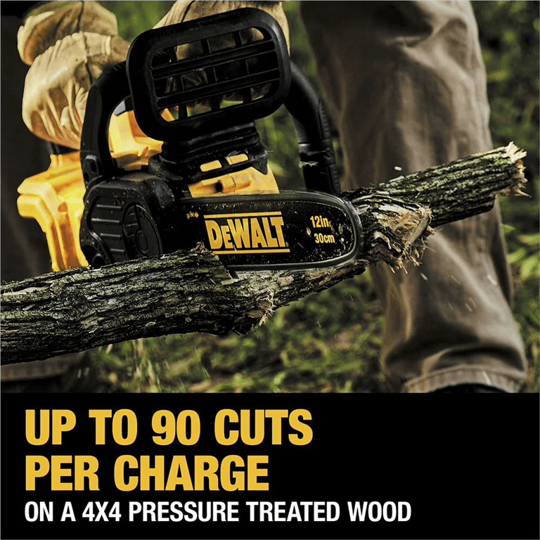 DeWalt 20V MAX XR Compact 12 in Battery Powered Electric Operated Cordless Chainsaw Walmart