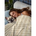 thumbnail image 4 of Full Flat Sheet Only Farm Beige Buffalo Checker Soft Microfiber Cooling Bedding Sheets Rustic Stripe Plaid Gingham Flat Bed Sheet for Hotel,Home Decor, 4 of 9