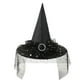 thumbnail image 1 of Sombreros de Halloween, sombrero de encaje de bruja, sombrero ancho acorralado para fiesta de festival, sombrero de poliéster para mujer, 1 of 2