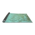 thumbnail image 2 of Ahgly Company Indoor Rectangle Abstract Light Blue Contemporary Area Rugs, 2' x 5', 2 of 4