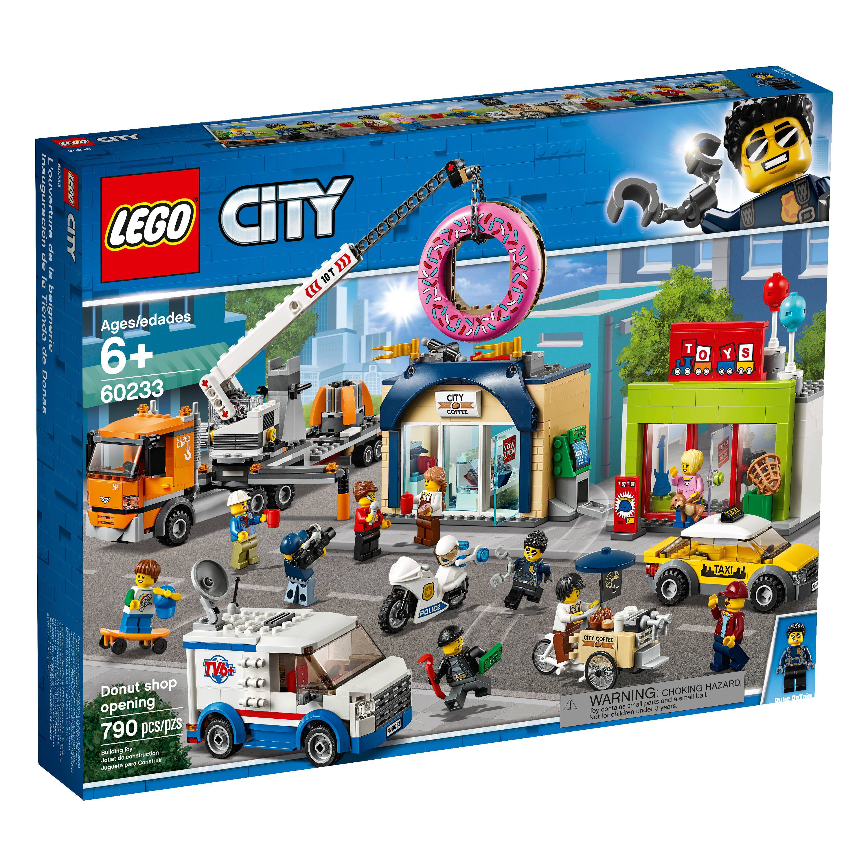 LEGO City Donut Shop Opening 60233 Store with Toy Vehicles Walmart.com